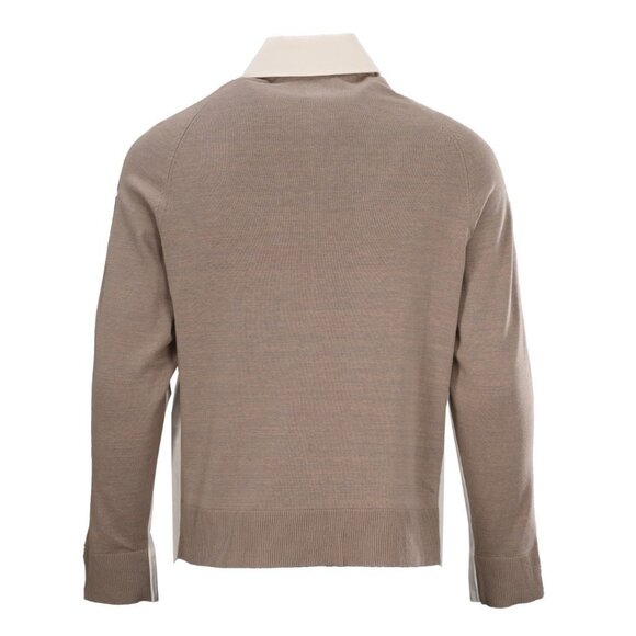 LOEWE SS25 Logo Badge Colorblock Lapel Single-Breasted Long-Sleeved Shirt Men's - Picture 2 of 9